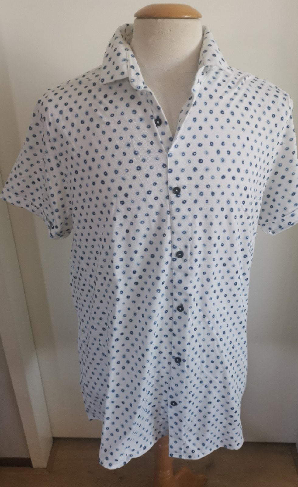 CAST IRON poloshirt maat 2XL, Maat 52/54 (L), Verzenden, Wit, Zo goed als nieuw