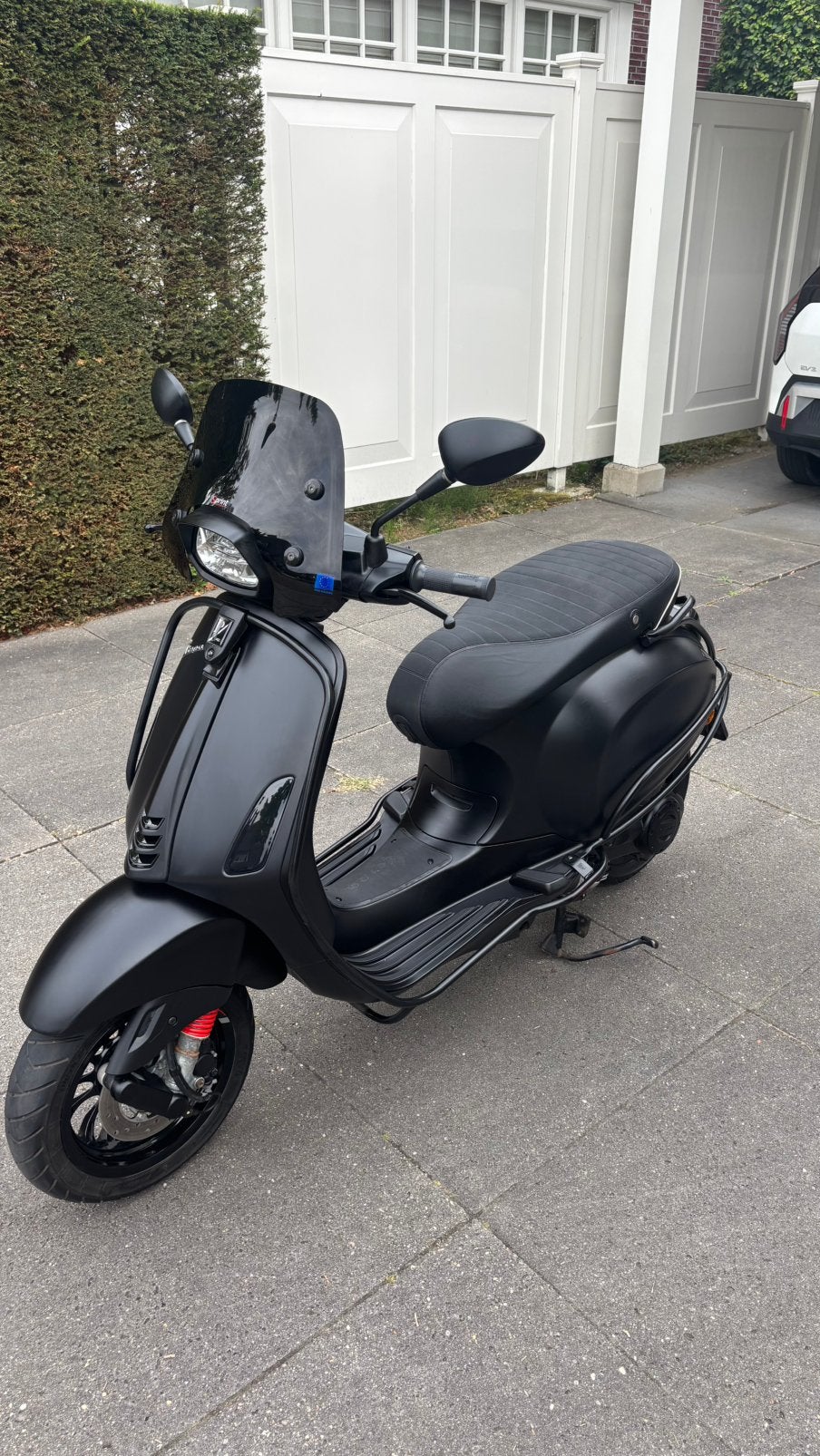 Vespa sprint mat zwart, Maximaal 45 km/u, Vespa S, Ophalen of Verzenden, Zo goed als nieuw