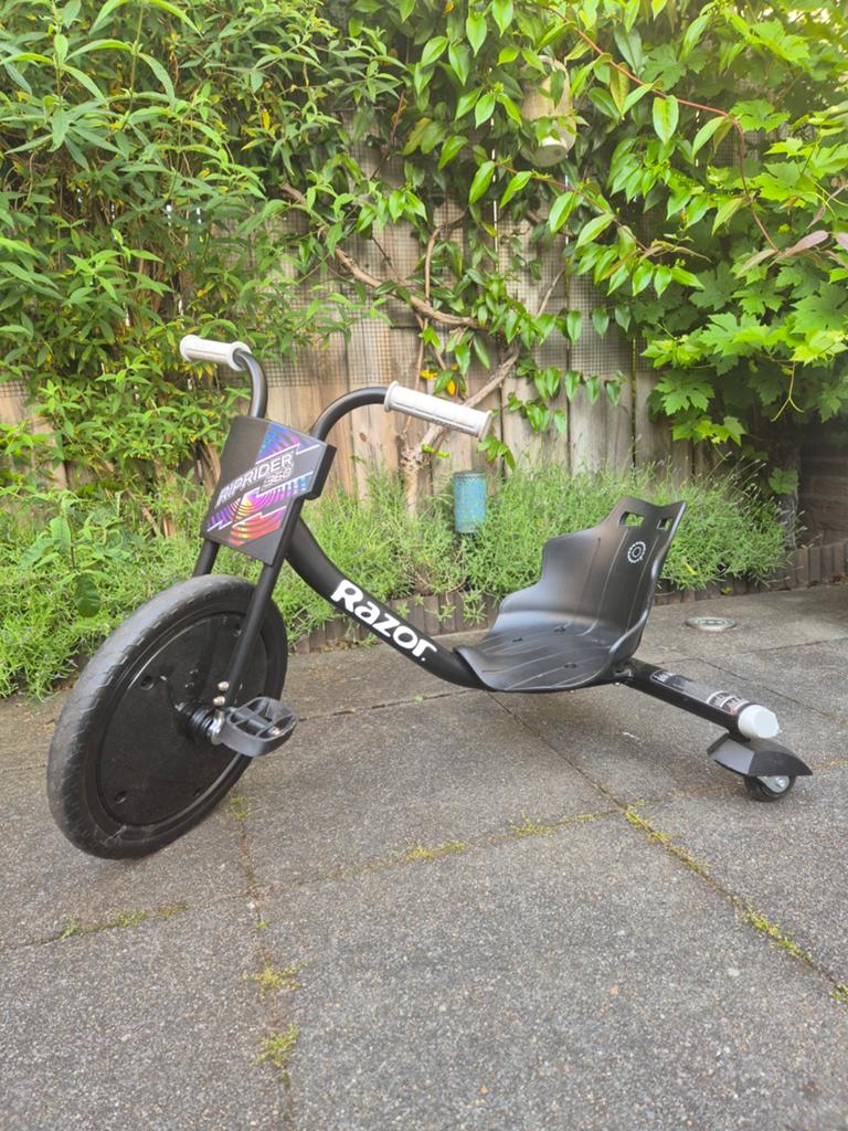 Razor RipRider 360 Drift Trike Zwart, Ophalen, Gebruikt, Overige typen