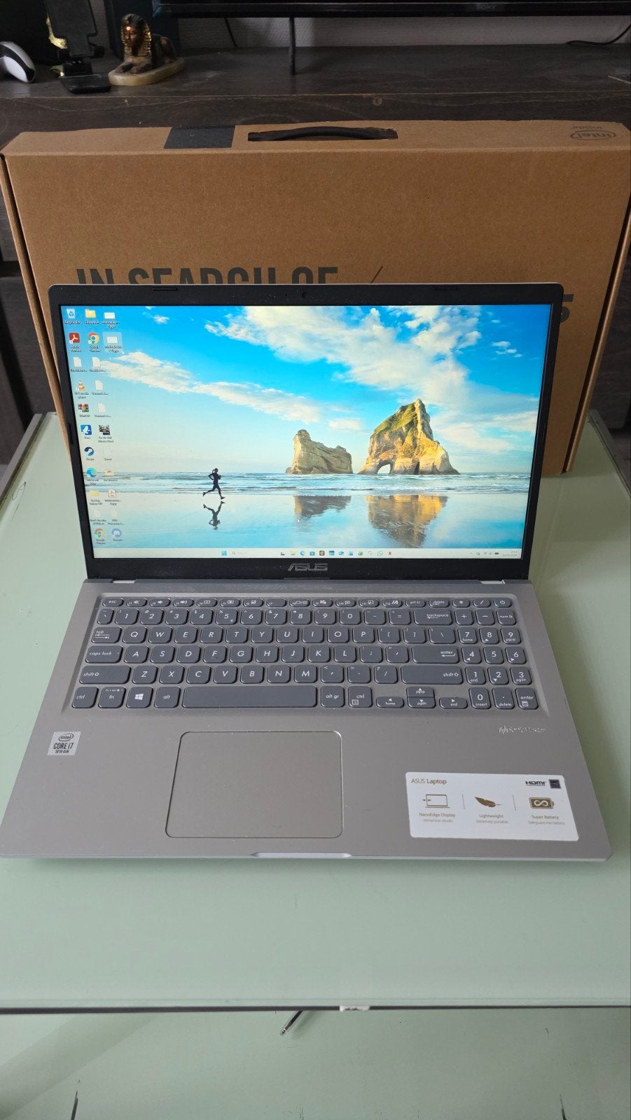 ASUS X515JA-EJ261T COMPLEET IN DOOS, Ophalen, 2 tot 3 Ghz, 15 inch, Zo goed als nieuw