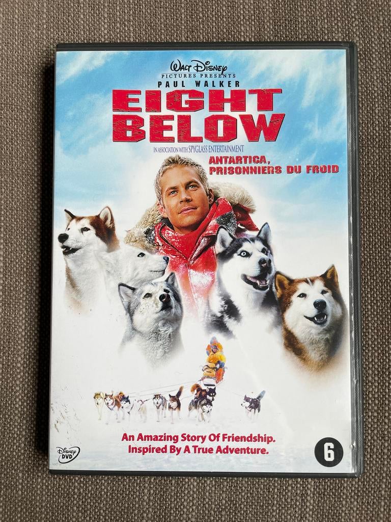 Eight Below dvd - Spannend avontuur met Paul Walker, Cd's en Dvd's, Vanaf 6 jaar, Ophalen of Verzenden, Zo goed als nieuw, Waargebeurd drama