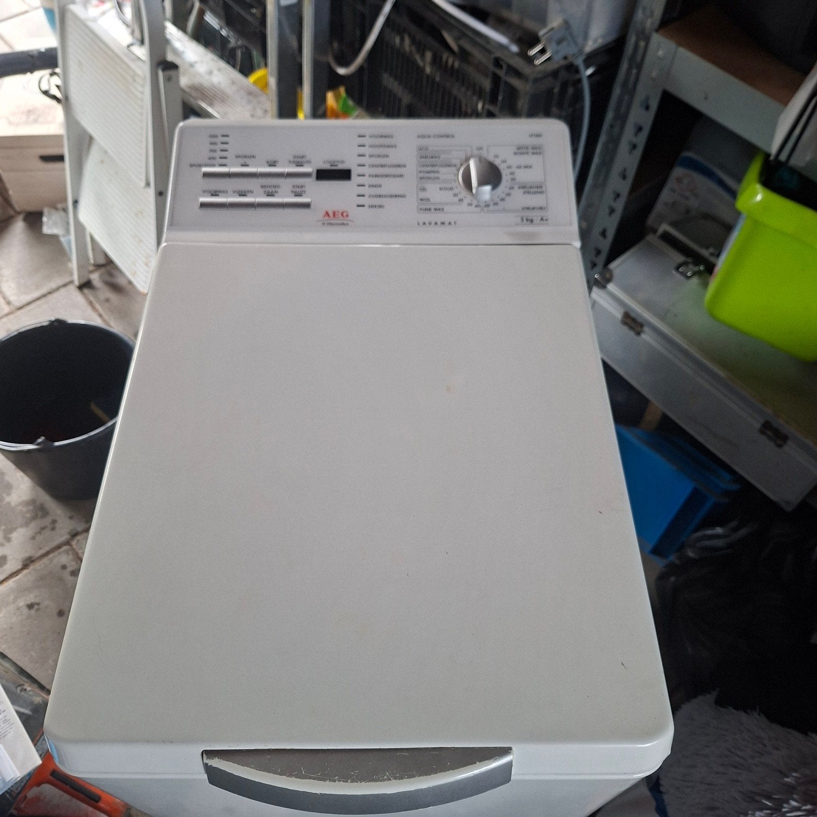 AEG Lavamat 47280 Bovenlader Wasmachine 5kg A+, Ophalen, 1200 tot 1600 toeren, Gebruikt, 4 tot 6 kg