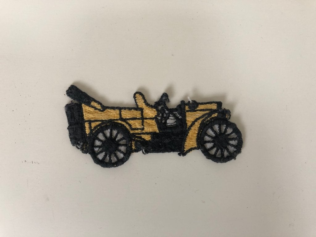 A903 Vintage applicatie stofapplicatie Auto Embleem, Ophalen of Verzenden, Gebruikt, Overige applicaties