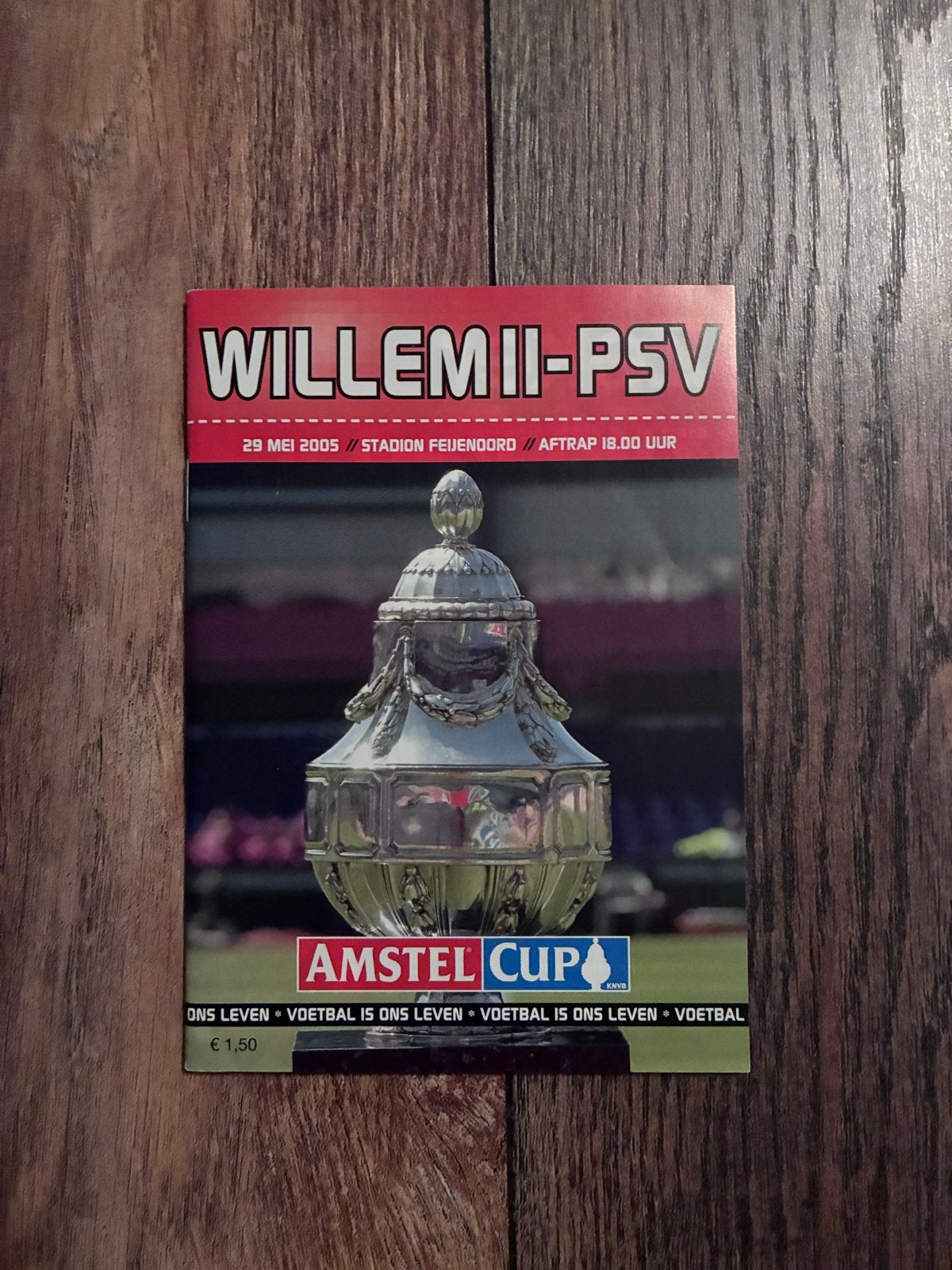 Programmaboekje Amstel cup finale 2005 Willem II, Ophalen of Verzenden, Zo goed als nieuw, Boek of Tijdschrift