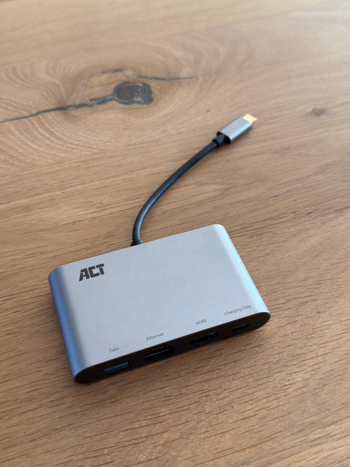 ACT USB-C 4K Mulitport dock AC7040, Ophalen of Verzenden, Zo goed als nieuw, Docking station, Laptop