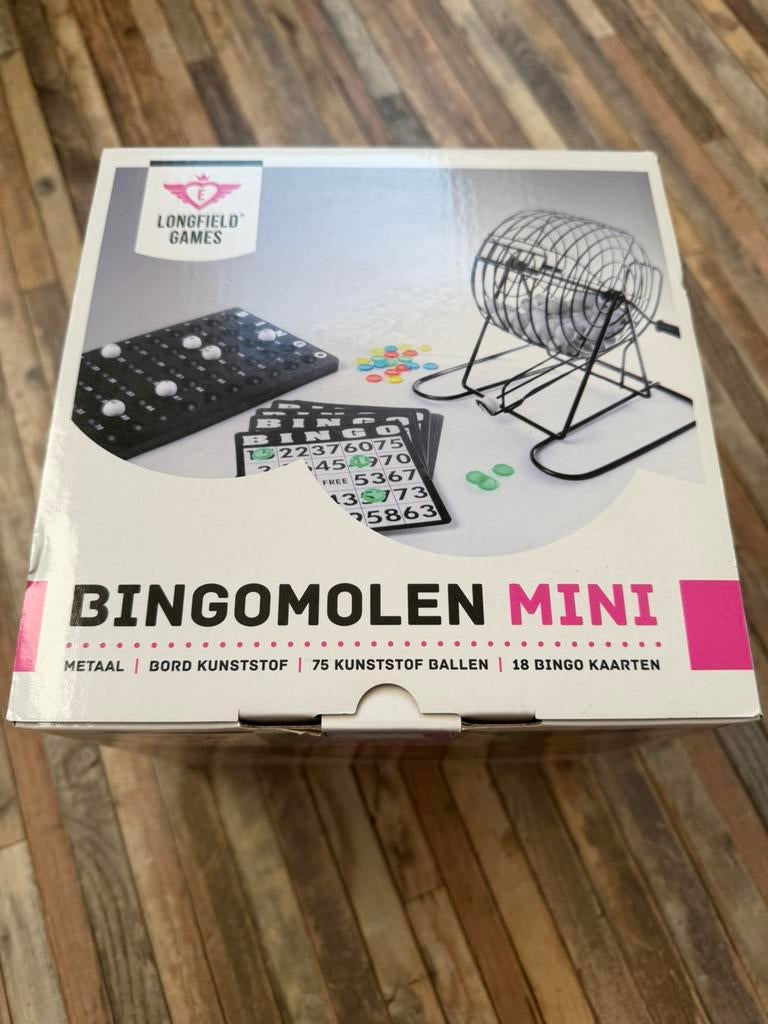 Bingo molen mini, Hobby en Vrije tijd, Ophalen of Verzenden, Zo goed als nieuw