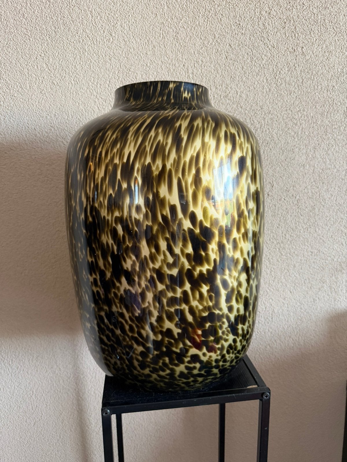 Cheetah vaas gold XL, Ophalen, Zo goed als nieuw