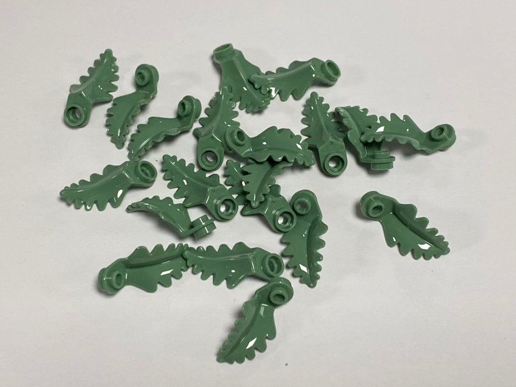 Partij 20x Lego omhoog staand plant blad, diverse kleuren, Overige thema's, Lego, Nieuw, Ophalen of Verzenden