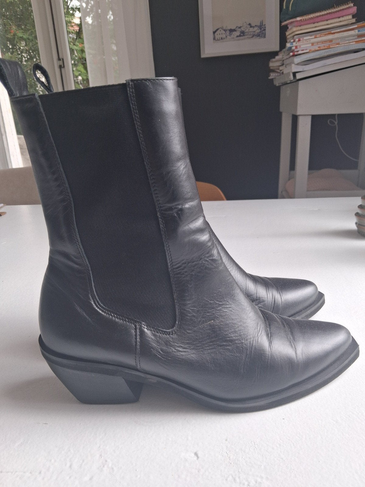L32 Leren Chelsea Boots Maat 40 - Zo goed als nieuw, Ophalen of Verzenden