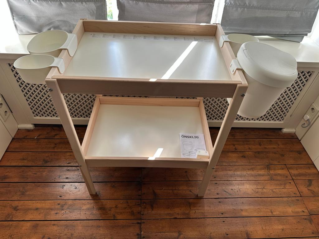IKEA ÖNSKLIG Aankleedtafel met opbergers, Overige typen, Zo goed als nieuw, Standaard, Ophalen