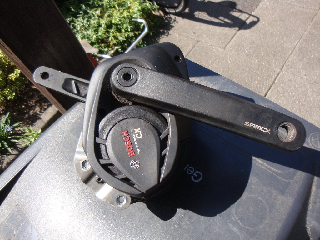nette Gebruikte bosch middenmotor bdu450cx uit e-stella mtb, Fietsen en Brommers, Fietsonderdelen, Gebruikt, Motor, Aluminium