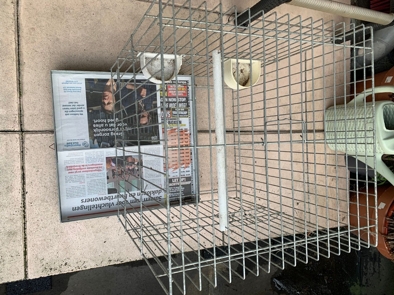 Vogelkooi, Dieren en Toebehoren, Vogels | Hokken en Kooien, Ophalen, Zo goed als nieuw, Metaal, Vogelkooi