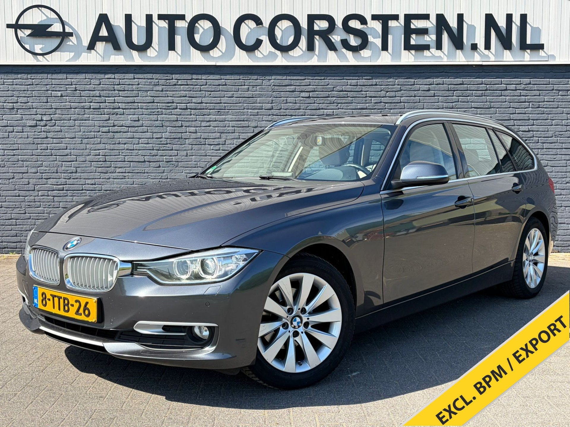 BMW 3 Serie Touring 136PK Automaat Leder+Verwarmd Sportstoel, Auto's, Automaat, Gebruikt, 4 cilinders, 1445 kg