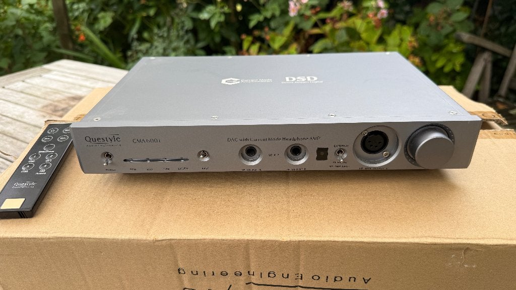 Questyle CMA600i DAC met Hoofdtelefoonversterker, Zo goed als nieuw, Ophalen, Overige merken, Minder dan 60 watt