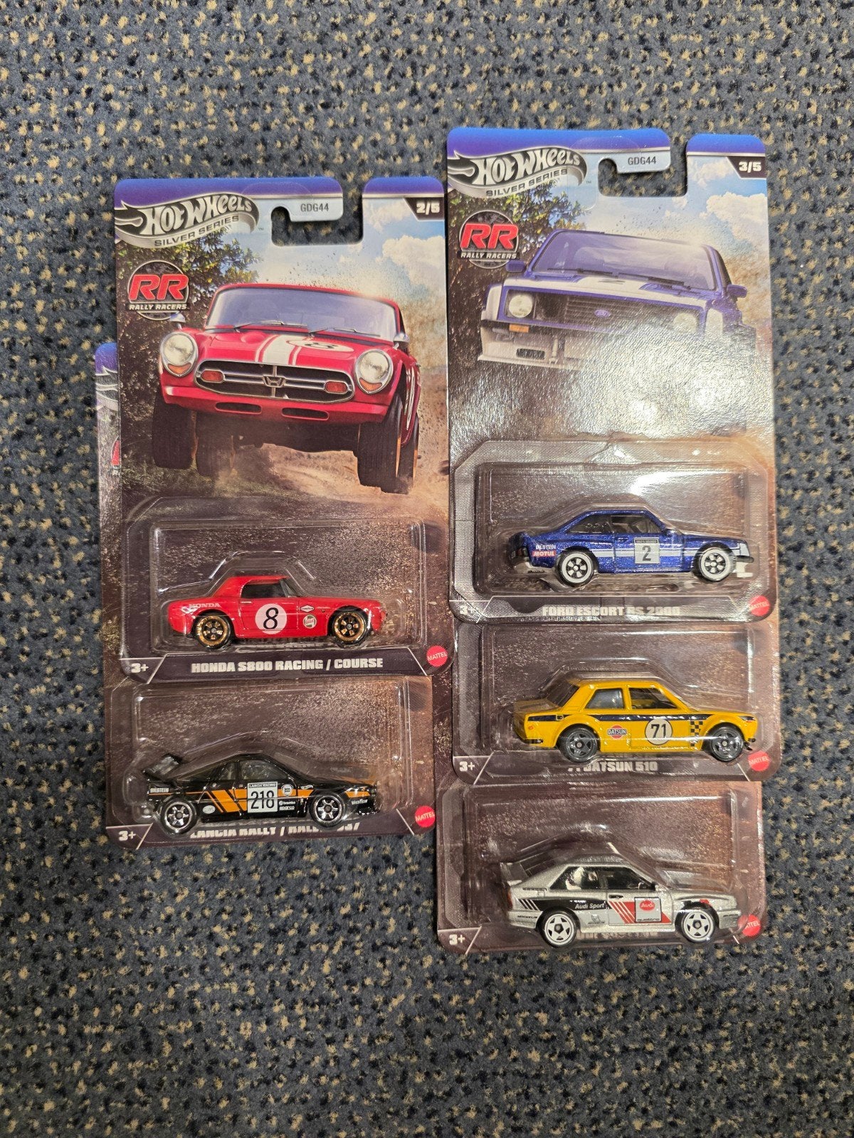 Hot Wheels Rally Racers Silver Series Hele Set, Service.europe@mattel.com, Nieuw, Ophalen of Verzenden, Mattel