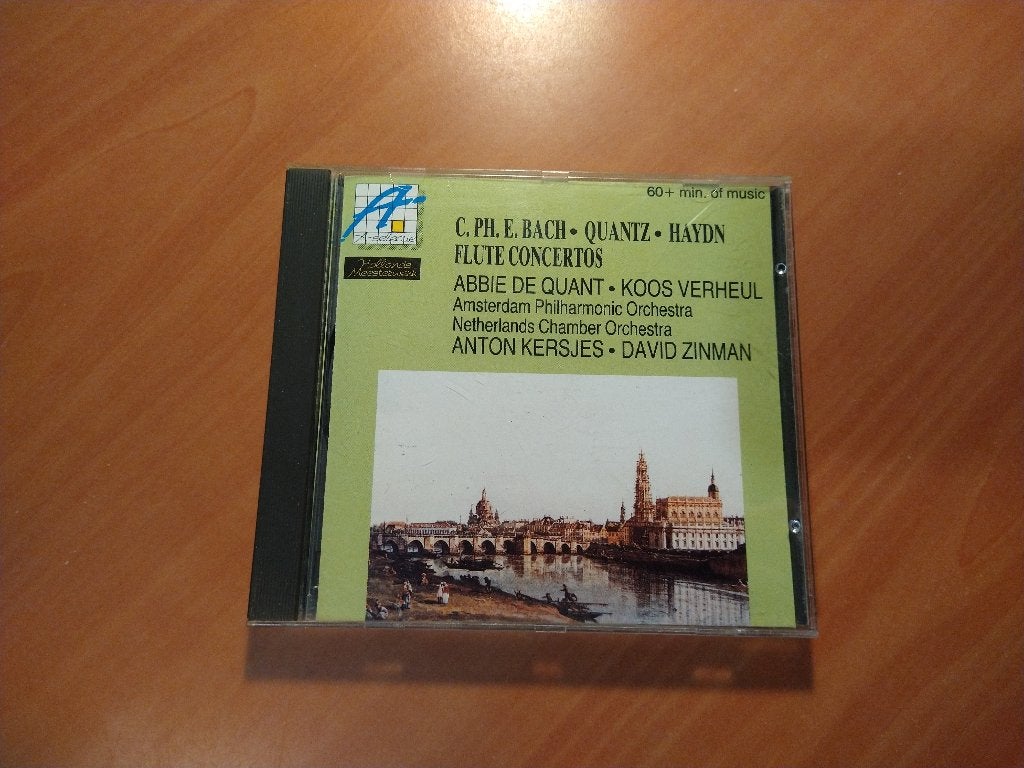 CD Abbie de Quant. Koos Verheul. Flute Concertos, Ophalen of Verzenden, Barok, Zo goed als nieuw, Orkest of Ballet