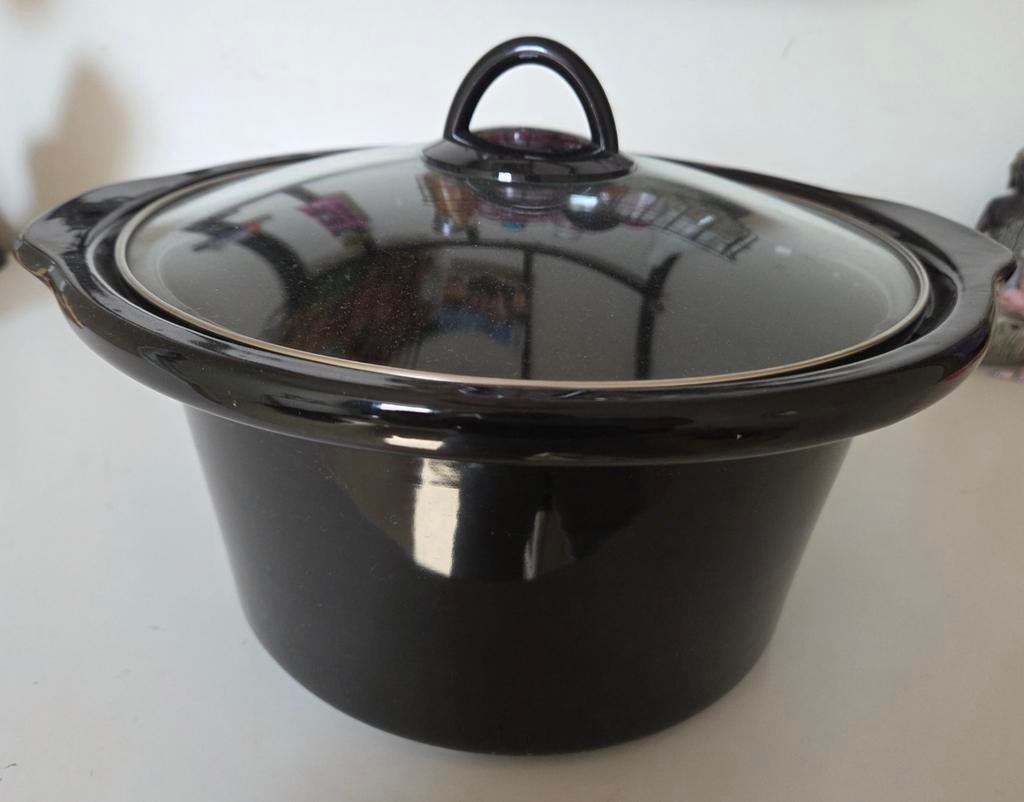 Binnenpan met deksel voor Crockpot slowcooker, Witgoed en Apparatuur, Slowcookers, Ophalen, Zo goed als nieuw