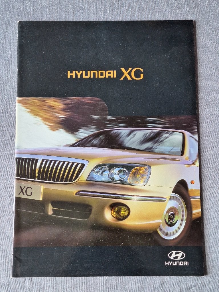 Brochure HYUNDAY XG - 1999 NL, Boeken, Auto's | Folders en Tijdschriften, Verzenden, Zo goed als nieuw, Overige merken