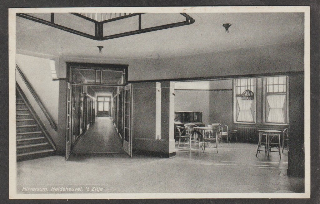 hilversum  heideheuvel met interieur, Verzenden, 1920 tot 1940, Noord-Holland