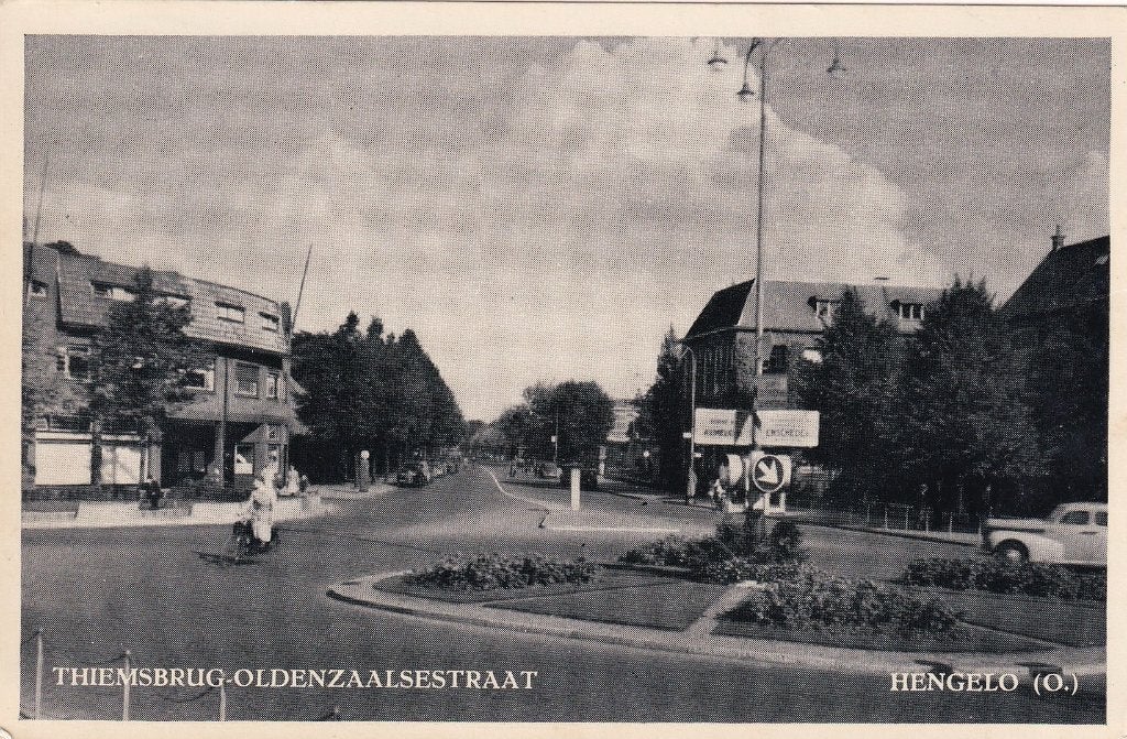 Hengelo, Thiemsbrug, 1952., Verzenden, 1940 tot 1960, Gelopen, Overijssel