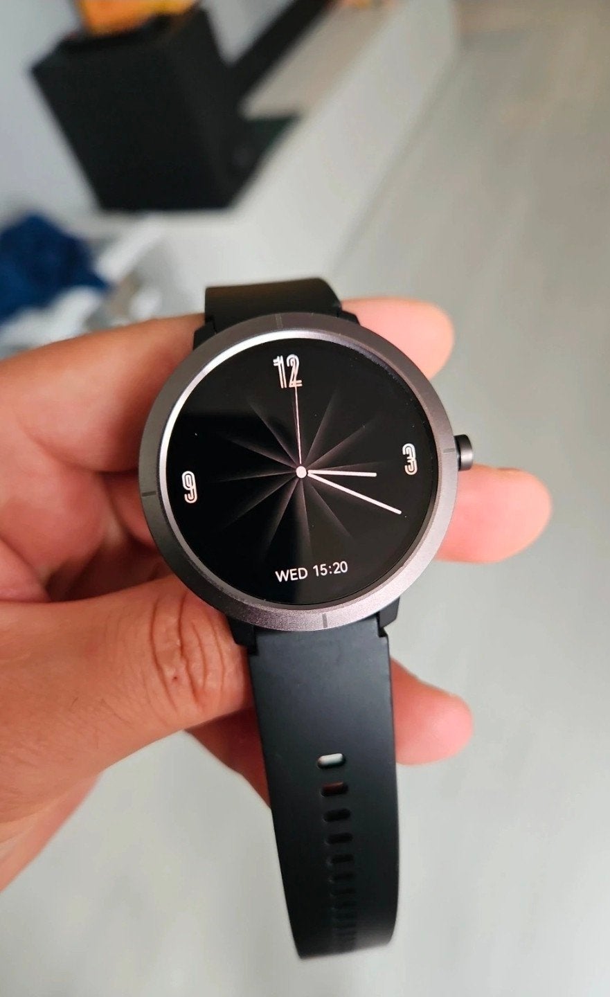 GPS Smartwatch - Dames en Heren 42mm, Zwart, Hoogte, Nieuw, Ophalen of Verzenden