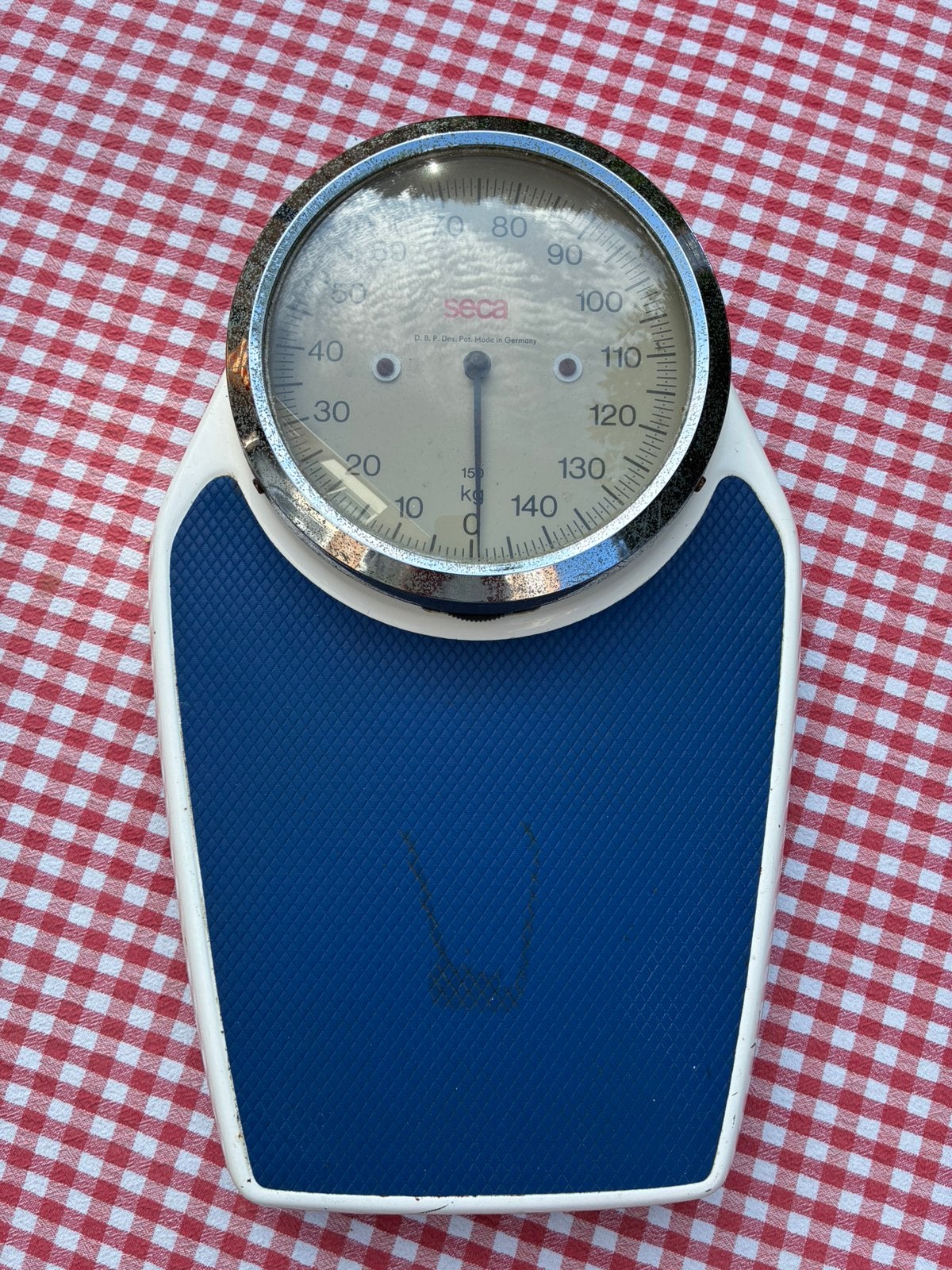 Vintage Seca Weegschaal, Gebruikt, Analoog, 100 kg of meer, Ophalen of Verzenden