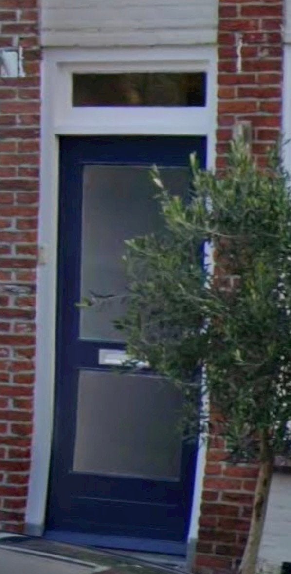 Gratis op te halen voordeur rechtsdraaiend, Doe-het-zelf en Verbouw, Deuren en Horren, Ophalen, Gebruikt, Buitendeur, 200 tot 215 cm