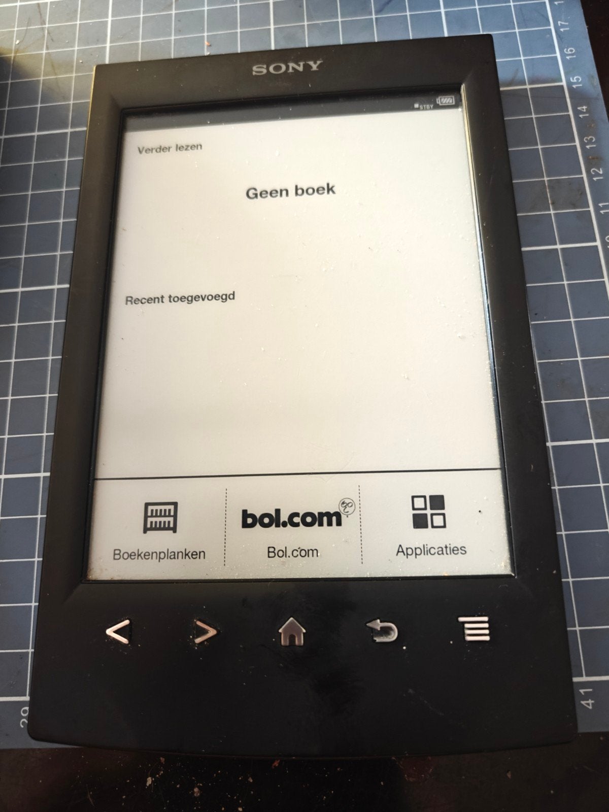 Sony Reader PRST2 - met defecte accu, Computers en Software, E-readers, Gebruikt, Ophalen of Verzenden