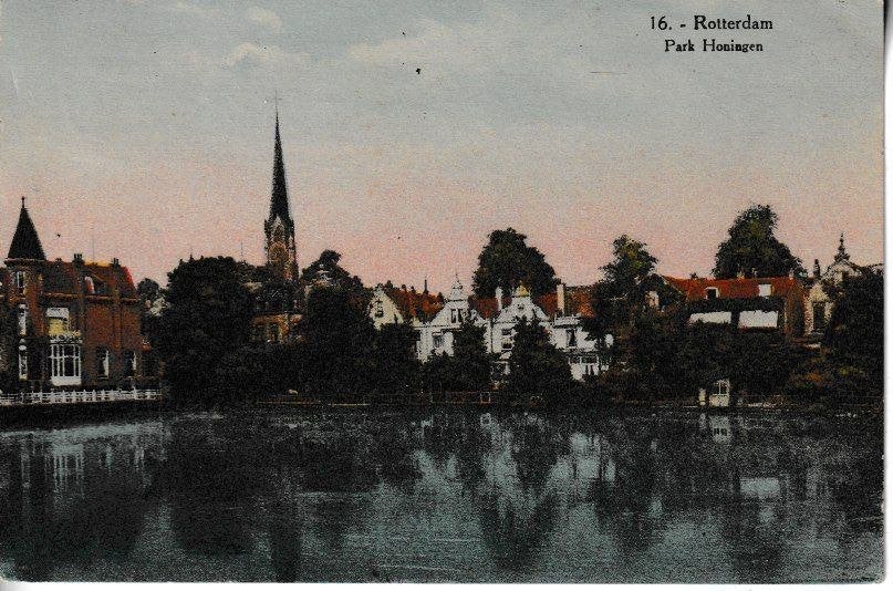 ROTTERDAM - PARK HONINGEN /1942, Ophalen of Verzenden, 1940 tot 1960, Gelopen, Zuid-Holland