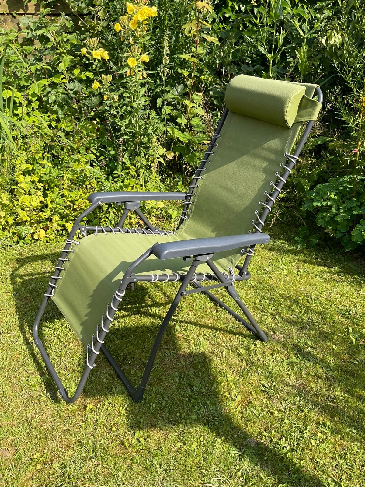 Relaxstoel Loungestoel groen als nieuw, Ophalen