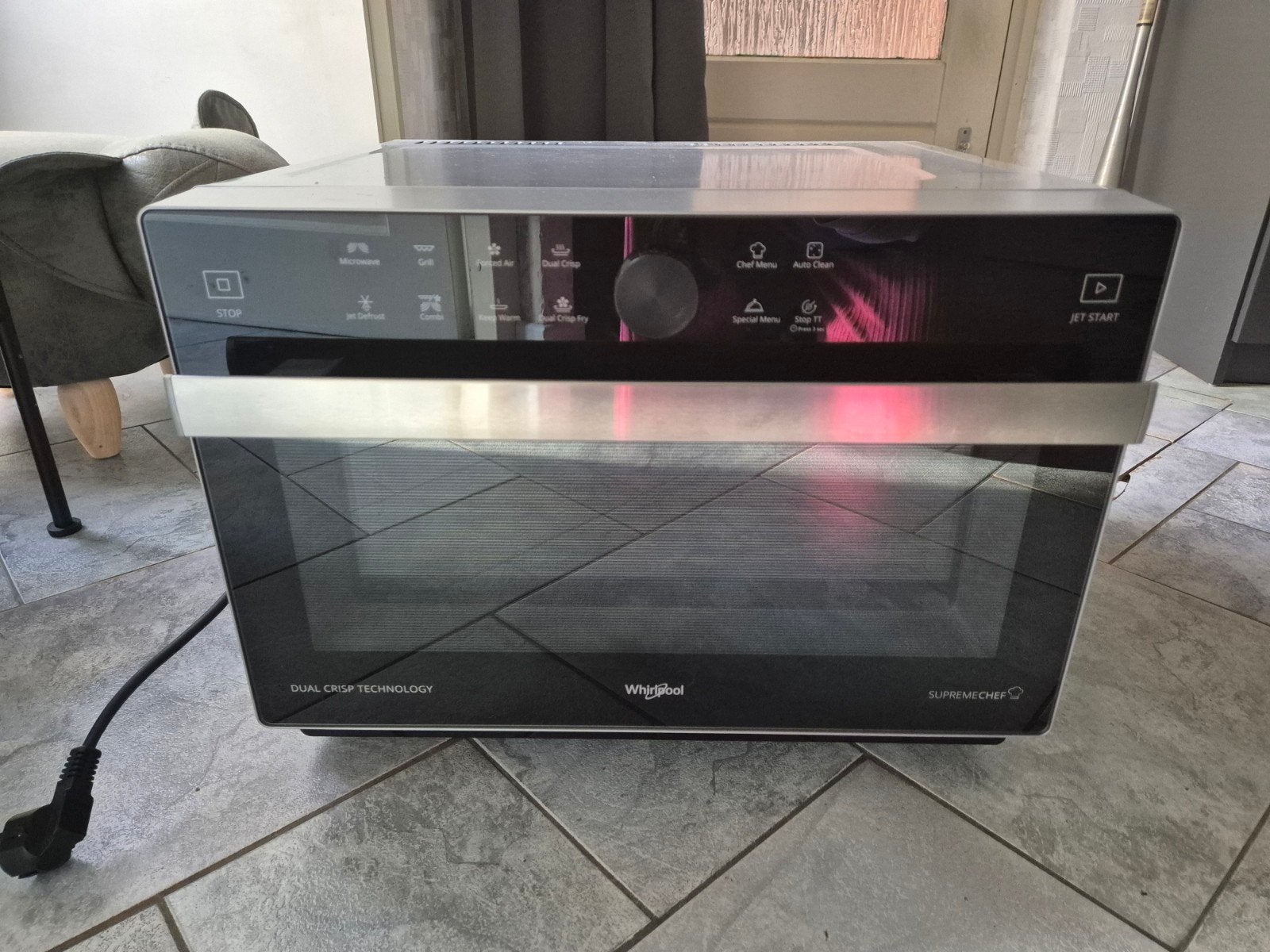 Nieuwe combimagnetron whirlpool, Witgoed en Apparatuur, Magnetrons, Ophalen, Combimagnetron, Nieuw, Vrijstaand