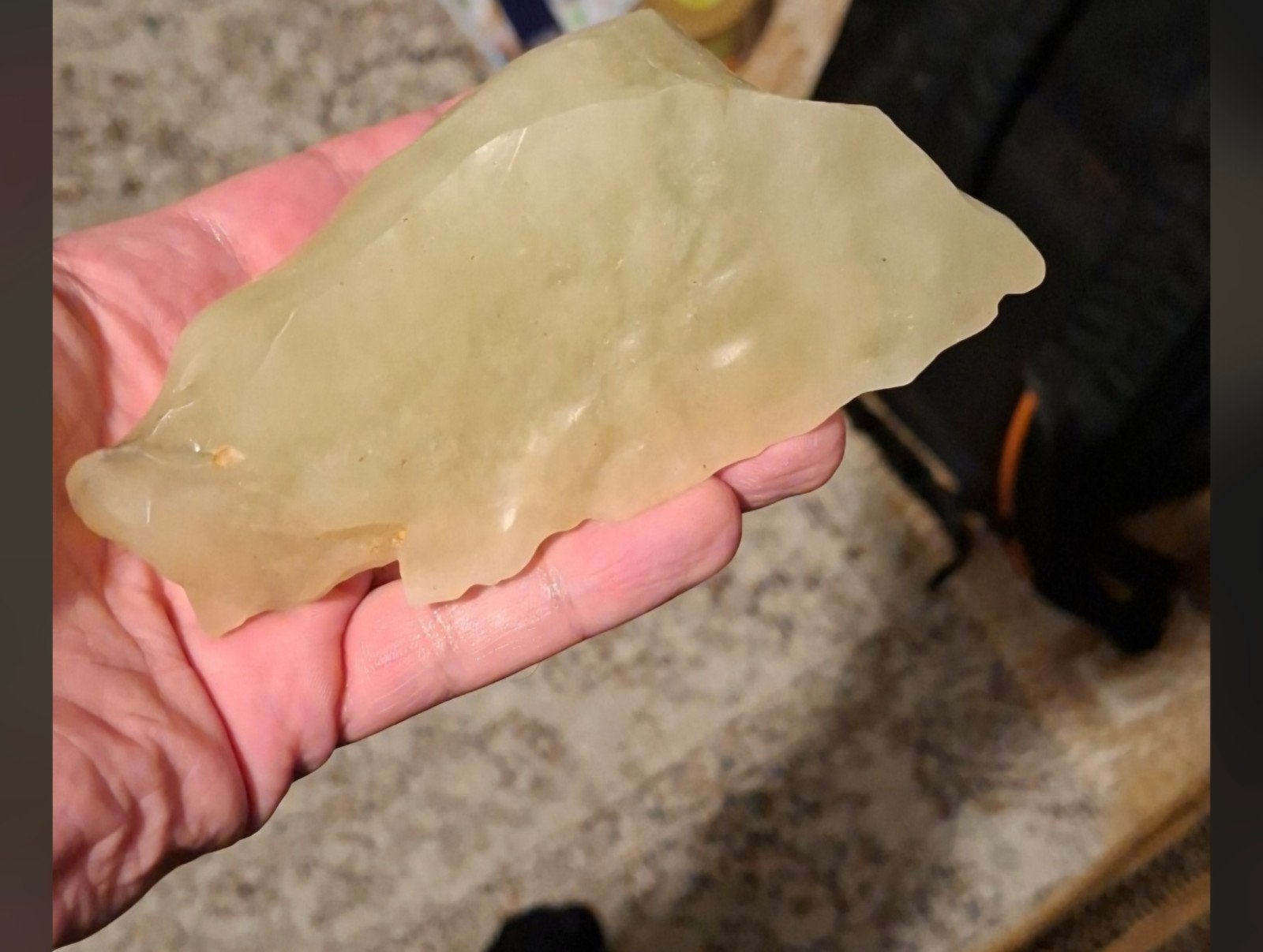 LDG libyan desert glass 450gram +, Verzamelen, Verzenden