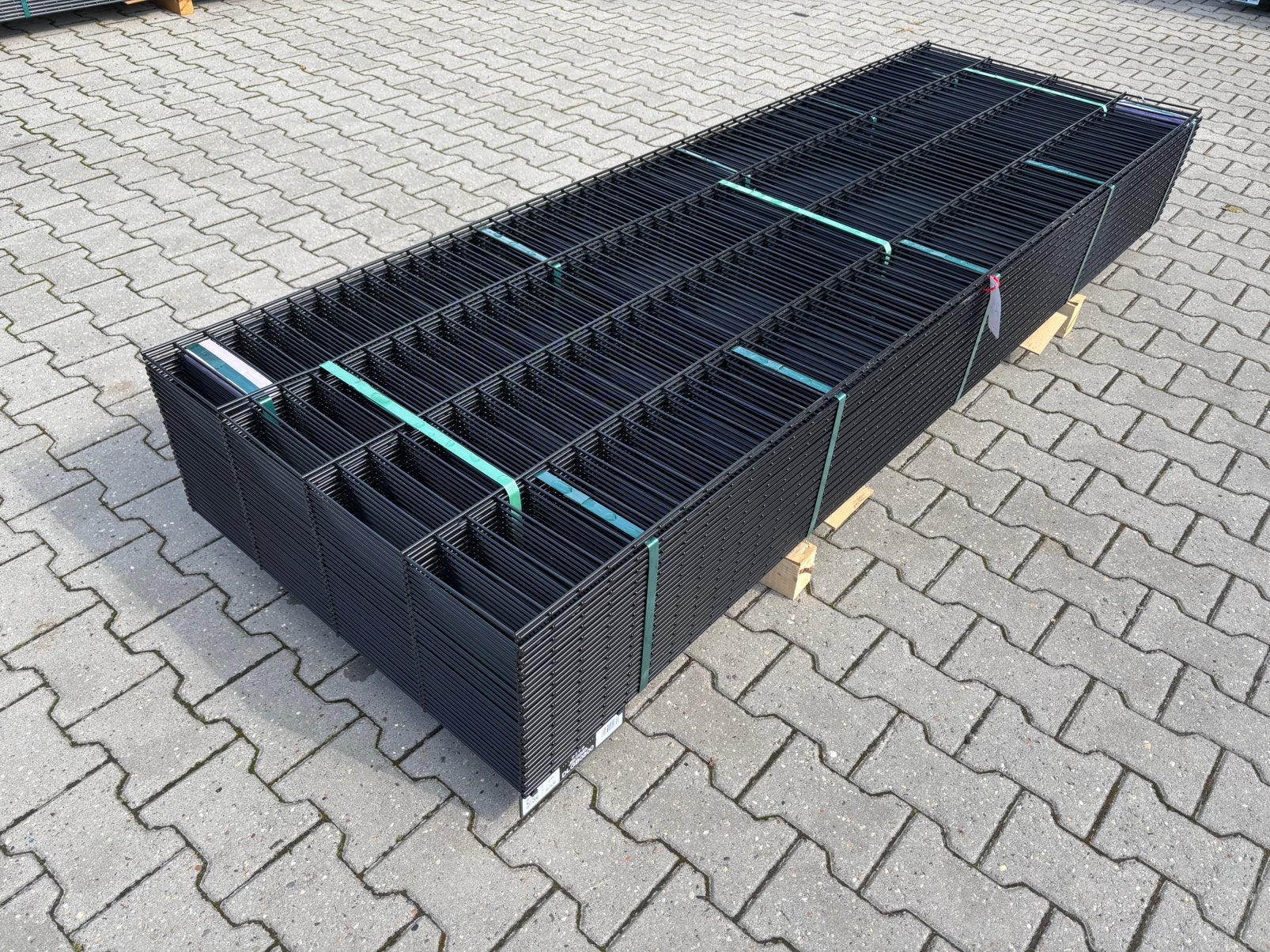 10 meter dubbelstaafmat hekwerk, hoogte 80 centimeter!, Ophalen, S, Dubbelstaafmat hekwerk, Zo goed als nieuw