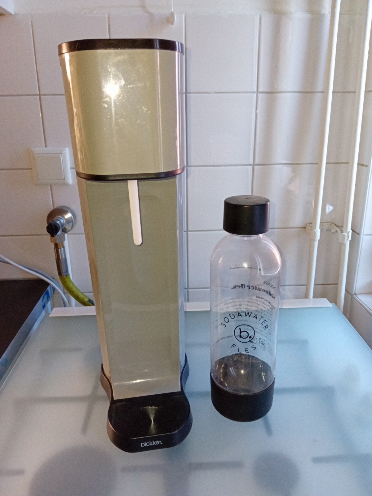 Blokker Sodawater Maker met Fles, Ophalen, Gebruikt
