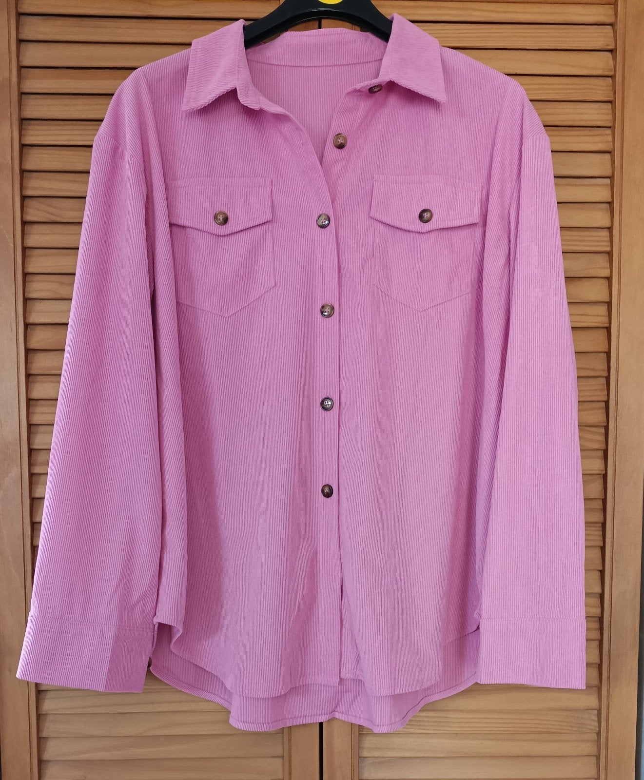 TE KOOP: Corduroy bloes (nieuw), Ophalen of Verzenden, Nieuw, Maat 42/44 (L), Roze