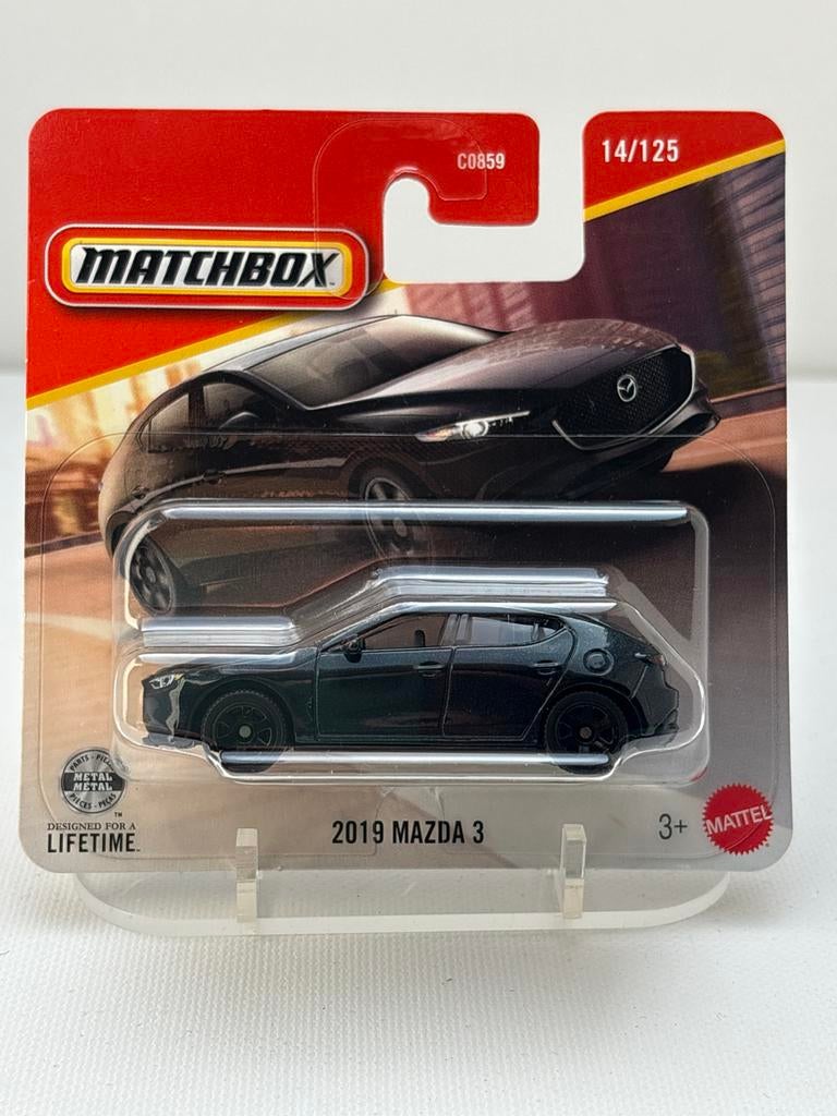 Matchbox 2019 Mazda 3 - Nieuw in verpakking, Auto, Nieuw, Ophalen of Verzenden, Mattel