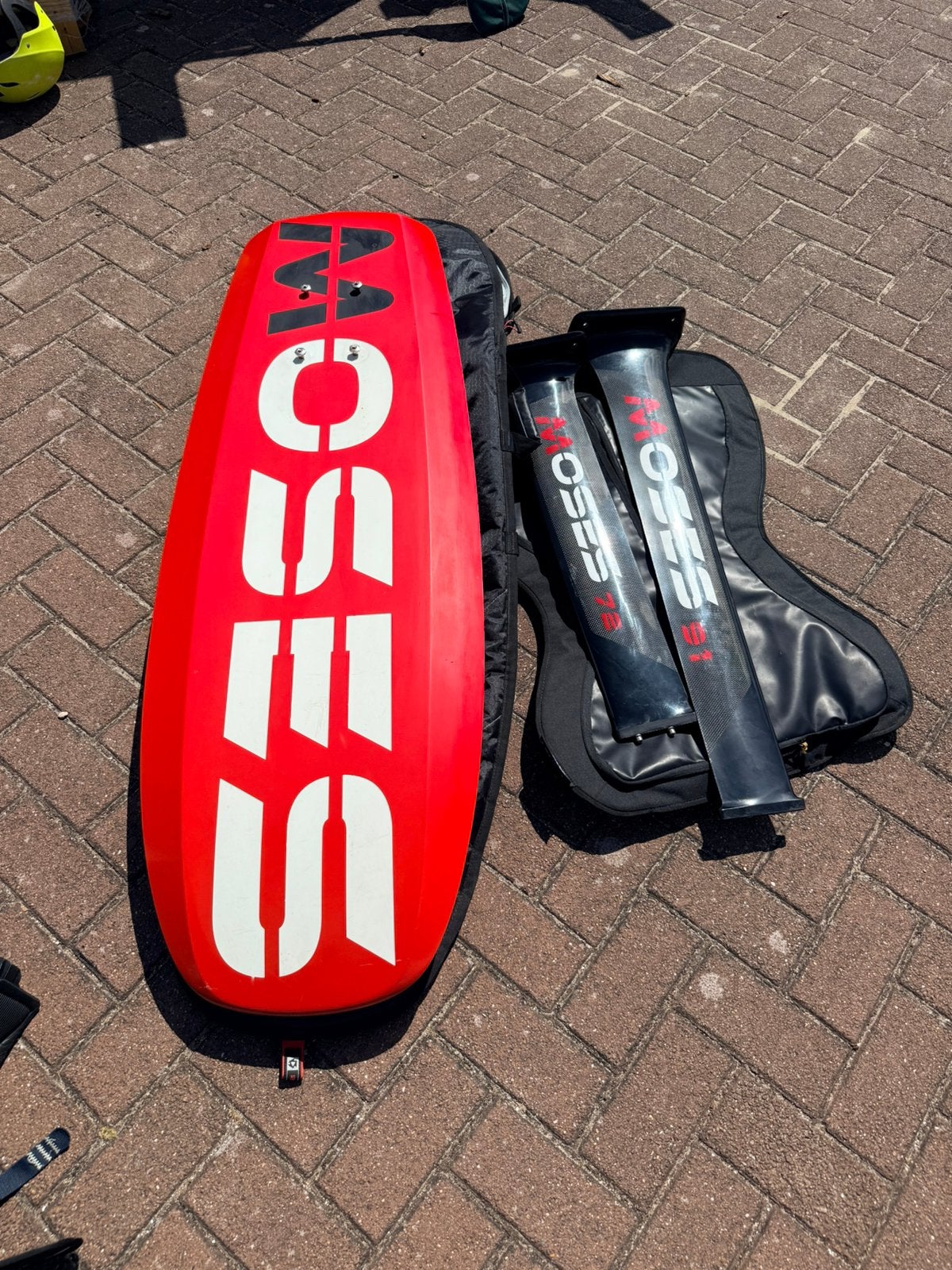 Moses T60 Carbon foil board compleet, Foil, Ophalen of Verzenden, Zo goed als nieuw
