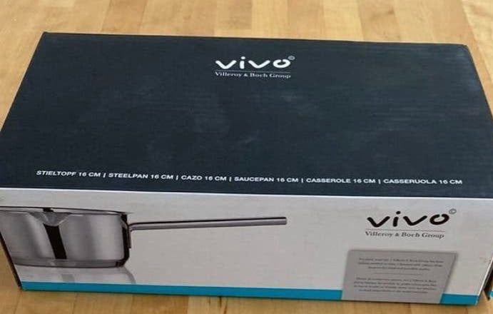 Vivo Villeroy & Boch Group Steelpan 16 cm, Huis en Inrichting, Nieuw, Ophalen of Verzenden, Rvs, Kookpan