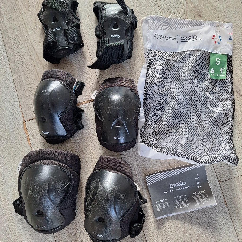 Kniebeschermers, set pols en elleboog, Overige merken, Gebruikt, Kinderen, Ophalen of Verzenden