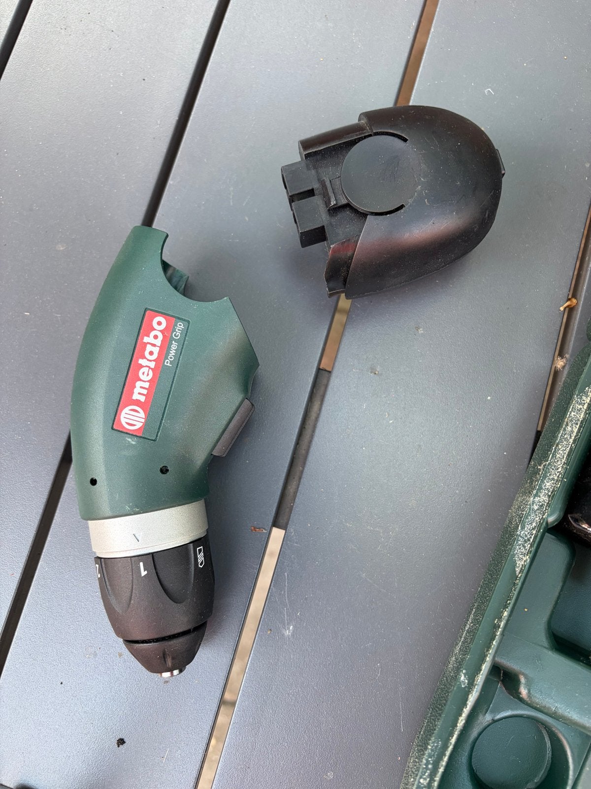 Metabo Power Grip Accuboormachine met lader en koffer, Ophalen, Gebruikt, Minder dan 400 watt, Boor- en Schroefmachine