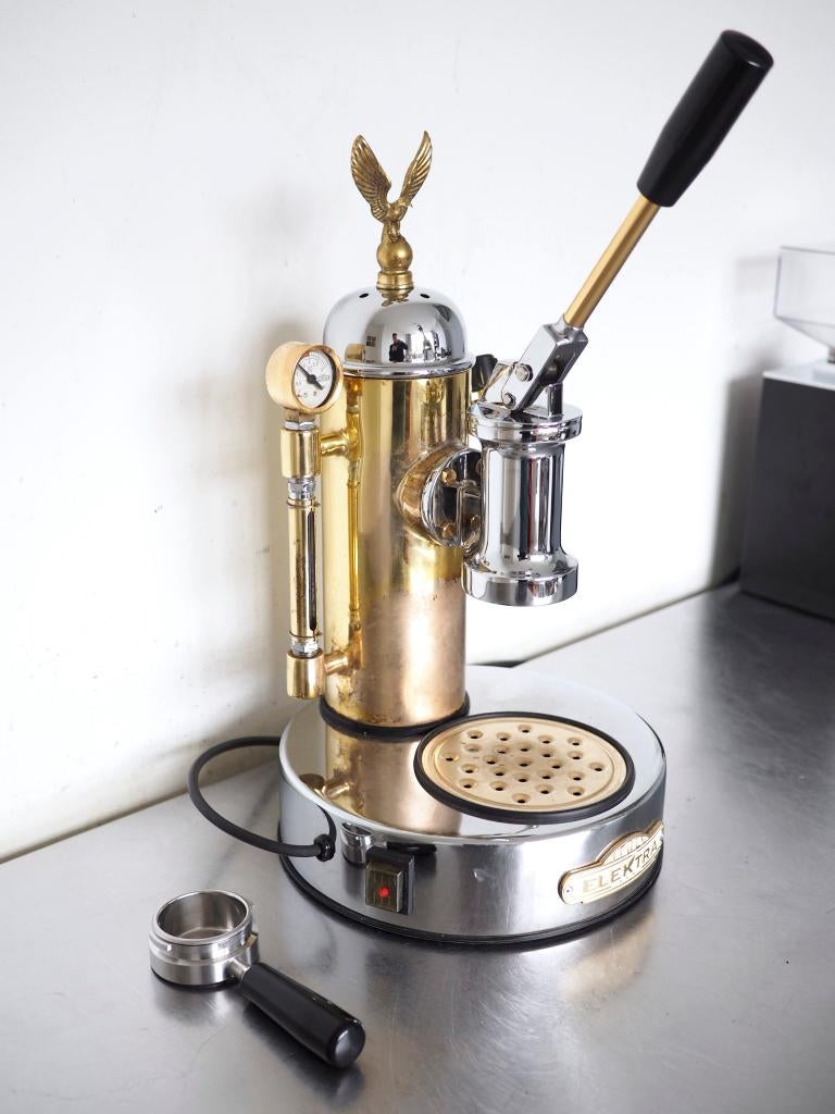 Elektra Microcasa a Leva S1CO S1 gereviseerd piston lever, Info@elektrasrl.com, Ophalen of Verzenden, 4 tot 10 kopjes, Gemalen koffie