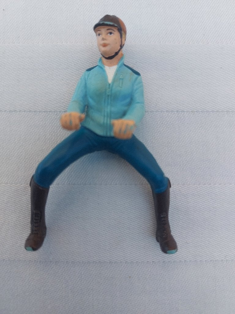 Schleich ruiter, blauw blauw B, Ophalen of Verzenden, Zo goed als nieuw