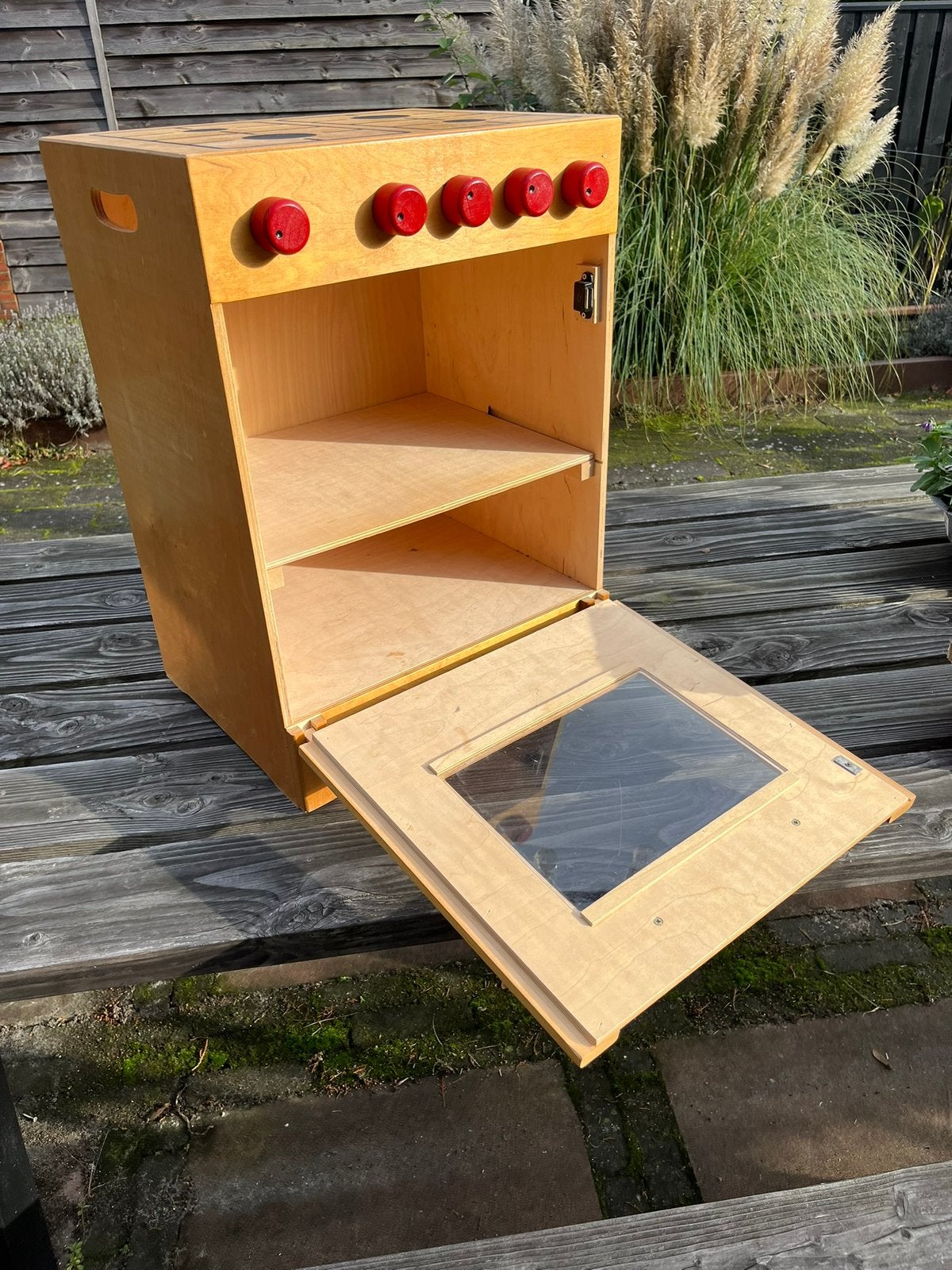 Mooi houten kinderfornuis, Ophalen, Gebruikt