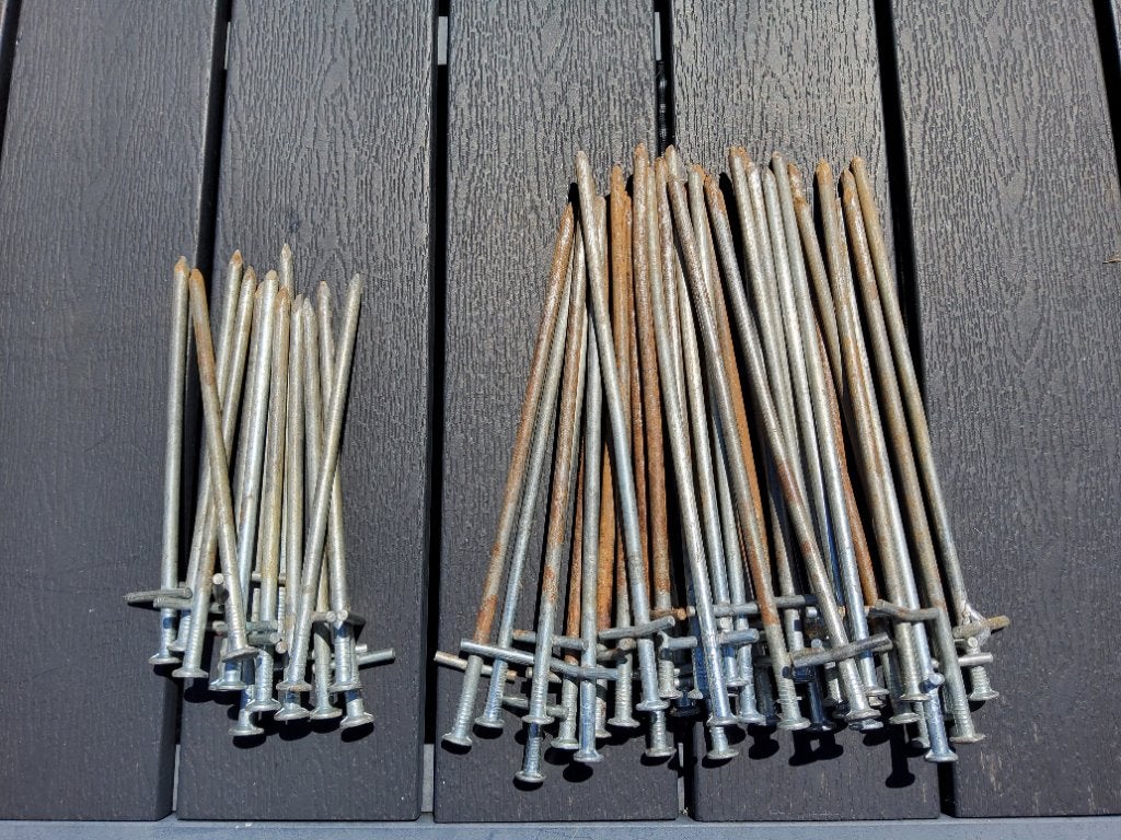 Rotsgrond haringen, Caravans en Kamperen, Kampeeraccessoires, Ophalen, Gebruikt