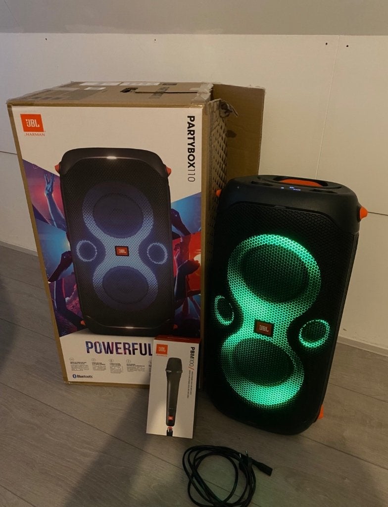 Jbl Partybox 110 & Jbl Microphone