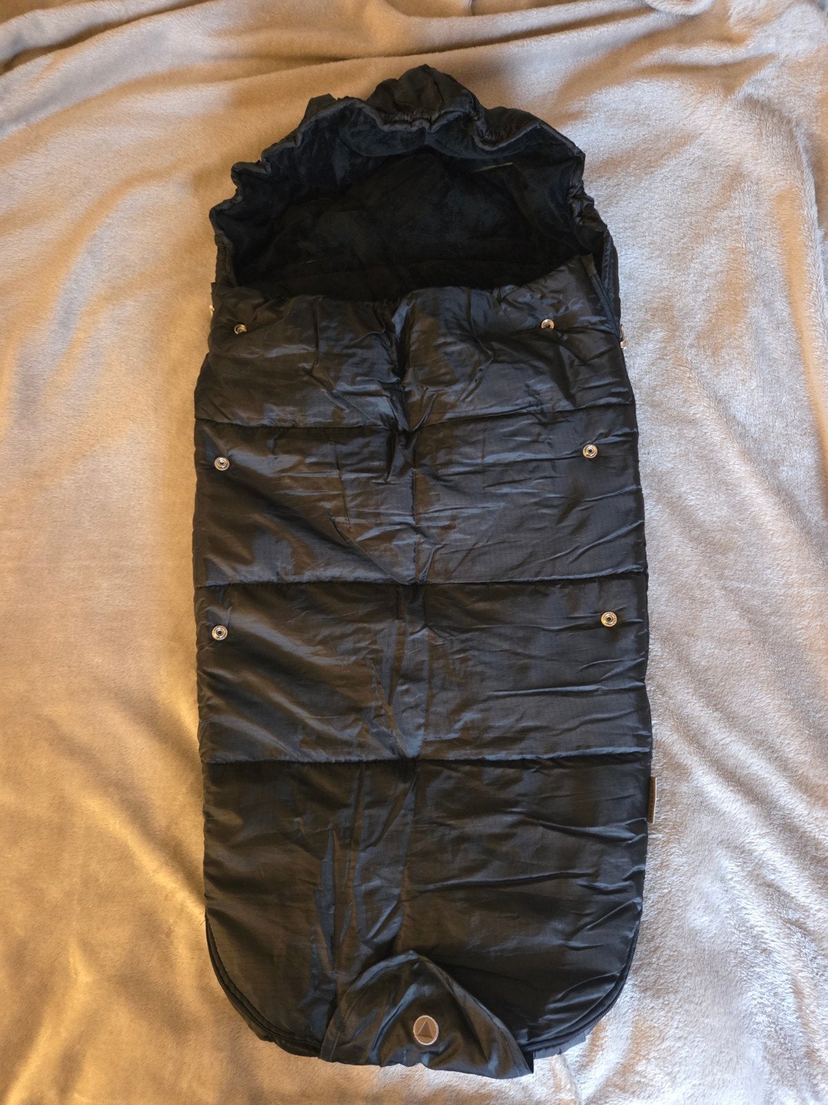 Topmark Zwarte Voetenzak - Fleece Gevoerd & Waterafstotend, Ophalen