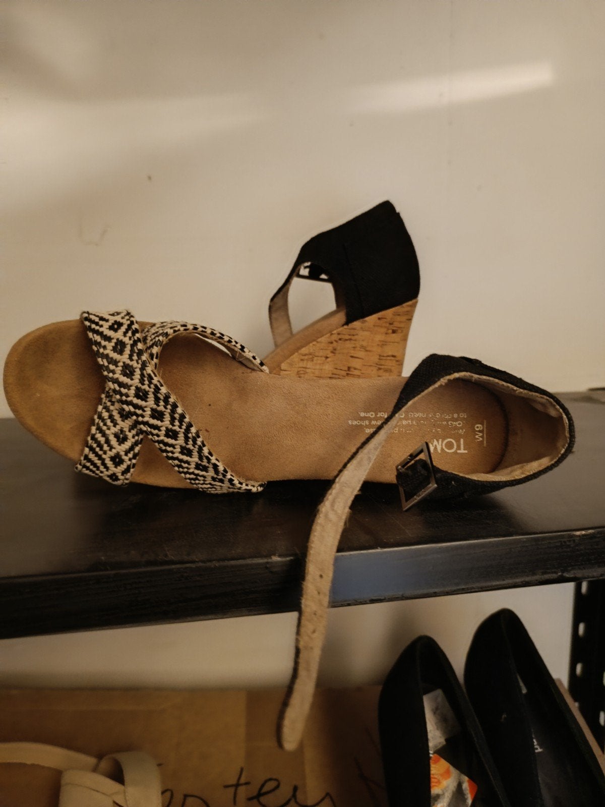 Sleehakken merk Toms maat 39, Kleding | Dames, Schoenen, Ophalen of Verzenden, Zo goed als nieuw, Sandalen of Muiltjes