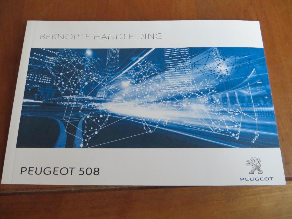 Instructieboek Peugeot 508, 508 SW 2018 incl audio/navigatie, Auto diversen, Handleidingen en Instructieboekjes, Ophalen of Verzenden