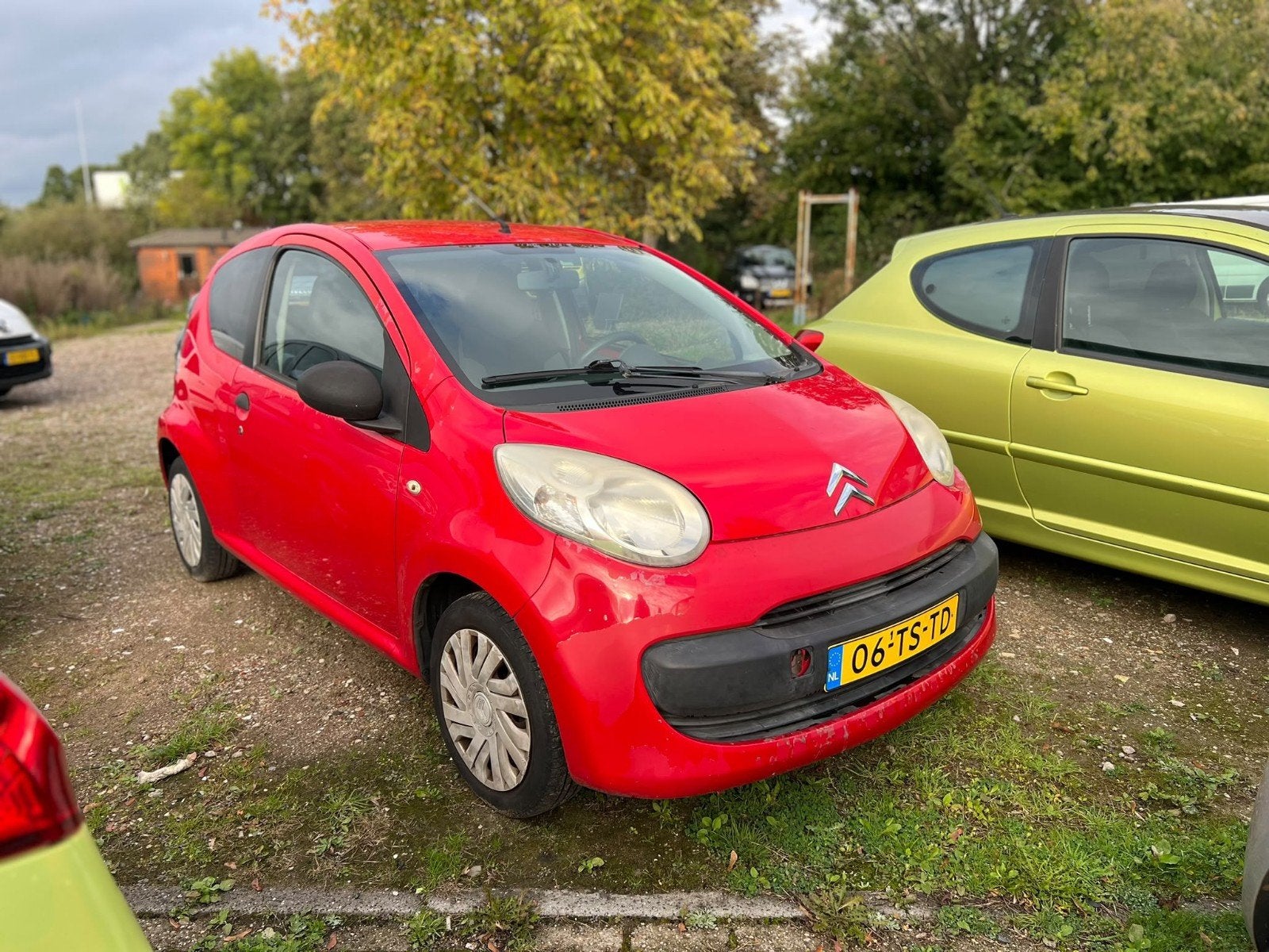 Citroën C1 1.0 3-DRS 2007 Rood, Voorwielaandrijving, 765 kg, 4 stoelen, C1