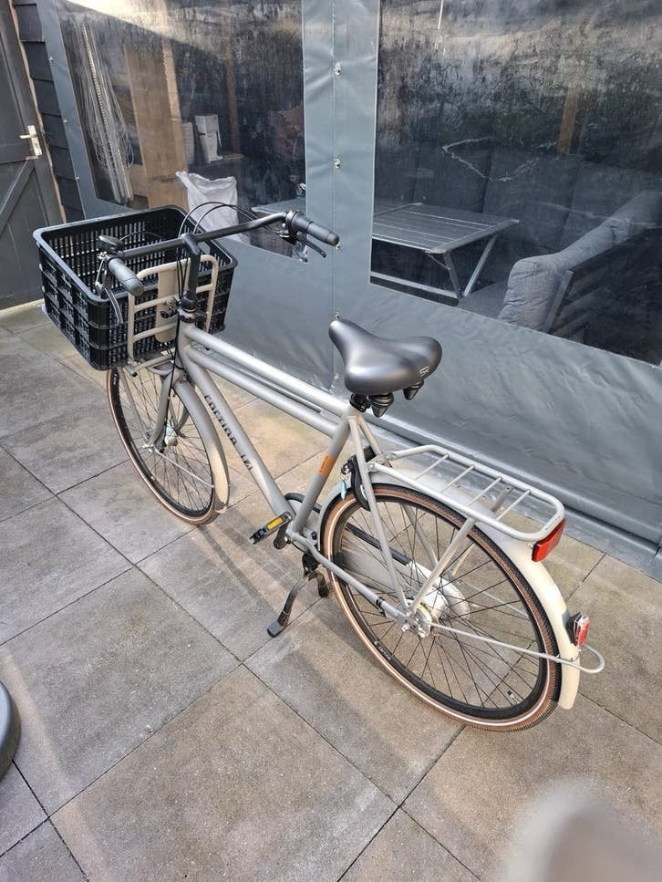 Cortina U4 herenfiets, framemaat 57, zo goed als nieuw, Versnellingen, 56 cm of meer, Zo goed als nieuw, Trommelrem